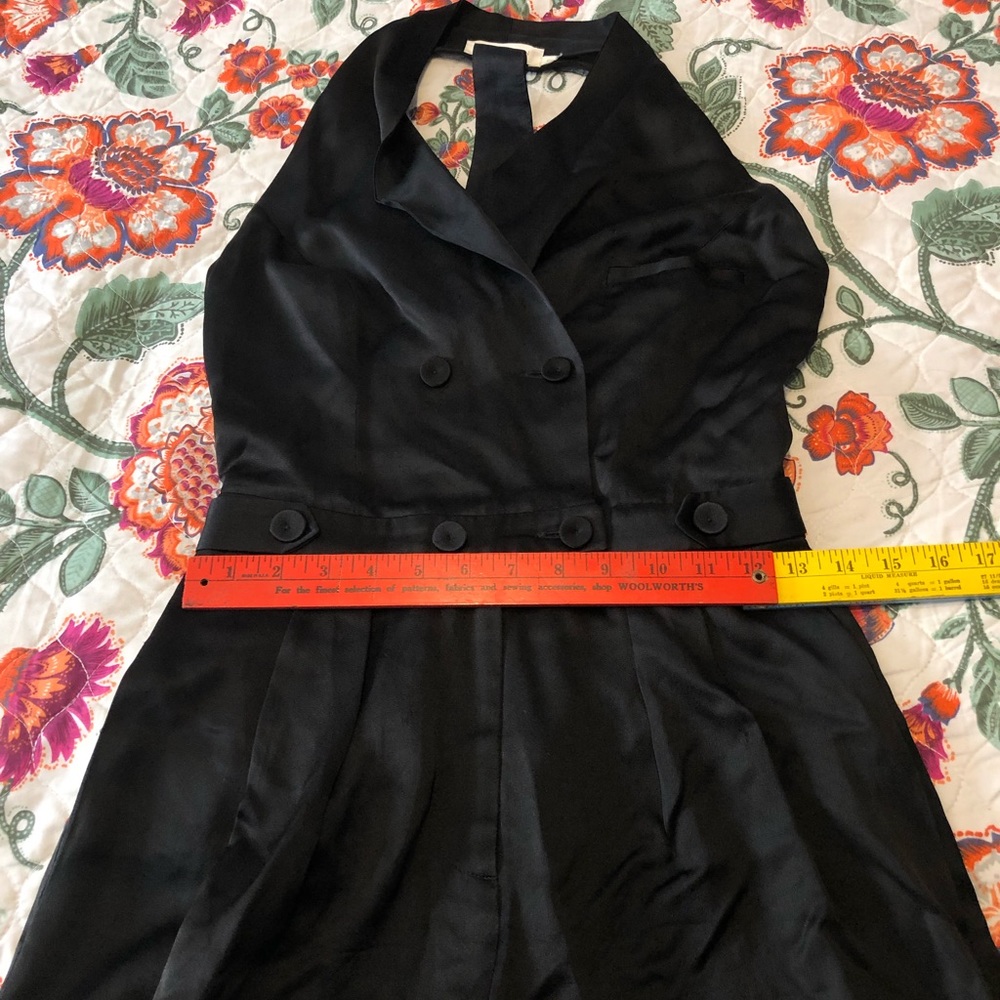 Zimmermann AUTH Black Seer Drape Tuxedo Jumpsuit sz 0 - Picture 11 of 16